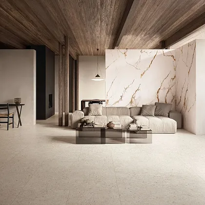 Фото Керамогранит Cerdomus 108559 Miralith Trame Canapa Matt Rett 60x120 Италия