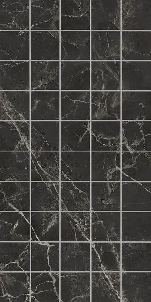 Фото Декор чипсет Коррер чёрный глянцевый обрезной 30x60x0,9 (KMD2PTG004BR) Россия