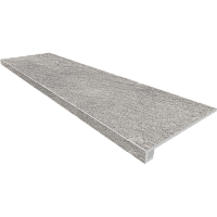 Фото Ступень комплект TN01 Grey непол. без насечек 33x120 + Подступенок (14,5x120)