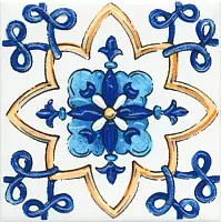 Фото Декор STG\A486\1146H Вставка Капри майолика 9,8х9,8