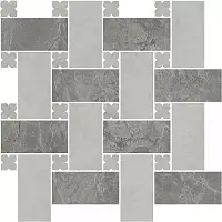 Фото Kerama Marazzi Декор Риальто 2 наборный матовый 43,5x43,5x0,9 (ID162)