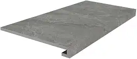 Фото Ступень Kerama Marazzi Риальто клееная серый тёмный матовый 33x80x0,9 (SG850890R\GCF)