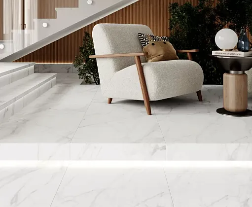Фото Керамогранит Laparet Calacatta Bianco Pro Белый Матовый R10Gr Cb 60Х120 Индия