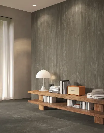 Фото Керамогранит Fondovalle ROT100 Royal Travertino Fuscus Vein Real Matt 60x120 Италия