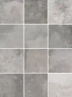 Фото керамическая плитка Спартель серый матовый 29,8х39,8x0,7 из 12 частей 9,8x9,8 (KM1010G0011N)