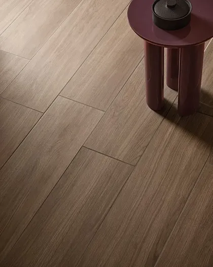 Фото Керамогранит Refin RJ98 Eik Choco Matt R 25x150 Италия