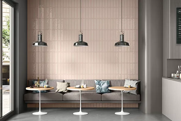 Фото Плитка Smile Tile Monte Sky 10x40 Индия
