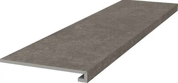 Фото Ступень Kerama Marazzi Касабланка клееная фронтальная HP коричневый матовый обрезной 33x119,5x0,9 (KM6012G0151RGCF) Россия