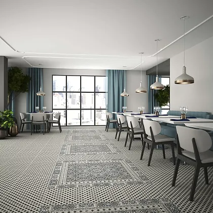 Фото Керамогранит Orly Blue 44,2x44,2 Испания