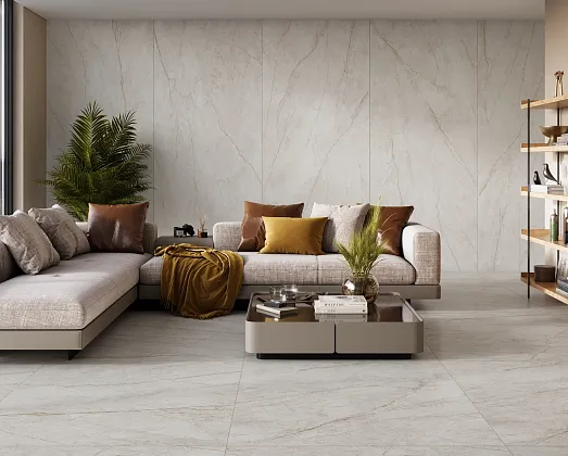 Фото Керамогранит Keratile Rain Forest White Mat Rect 60x120 Испания