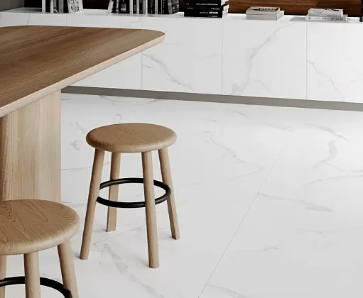 Фото Керамогранит Laparet Statuario White Pro Белый Матовый R10Gr 60Х60 Индия