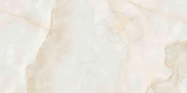 Фото Керамогранит Ennface ENONX7007GL60120 Onix Cream Glossy 60x120 Индия