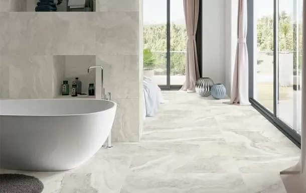 Керамогранит CARACALLA BIANCO 60x120 для гостиной, для ванной, для прихожей Фото Керамогранит CARACALLA BIANCO 60x120 Испания