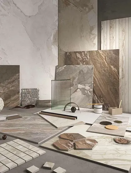 Фото Керамогранит Bottega B71413 Blend Almond Natural Ret 60x120 Италия