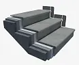 Ступень Seranit Step Beton Grey Matt 32,5x120