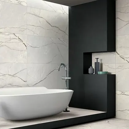 Фото Керамогранит Flaviker 0009023 Greylac Platinum Lux 60x120 Италия
