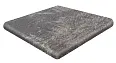 Ступень Gres de Aragon 906861 Esquina Redonda Metal Black 33x33