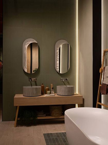 Фото Керамическая плитка FAP Ceramiche fTD1 True Color Wind Fossil Matt RT 50x120 Италия