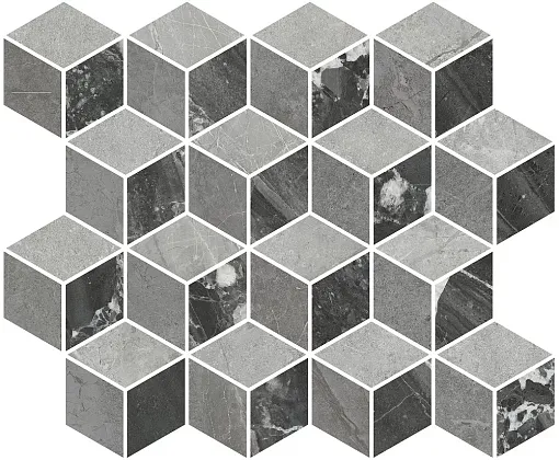 Фото Декор Риальто 1 мозаичный глянцевый 45x37,5x1 (T017\48008) Россия