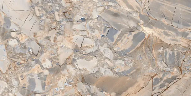 Фото Керамогранит Ennface ENACN1032GL60120 Breccia Oceanic Glossy 600х1200х9 Индия