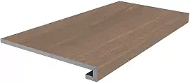 Фото Ступень Kerama Marazzi Альберони коричневый матовый обрезной 33x60x0,9 (SG644020R\GCF)