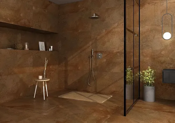 Фото Керамогранит Prissmacer Lab. Iron Corten Luxglass Rect 60x120 Испания