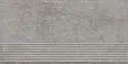 Ступень Paradyz Carrizo Grey Stopnica Prosta Struktura Mat B1a 30x60