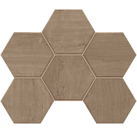 Фото Мозаика Classic Wood Rusty Beige Hexagon CW03 25x28.5