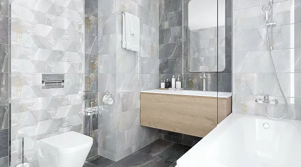 Фото Керамогранит SH 0053 Shade темно-серый 60х60 Россия