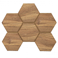 Мозаика Selection Eucalyptus Hexagon SI02 неполированная 25x28,5