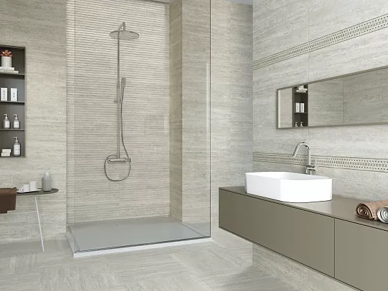 Фото Керамогранит Travertino Matt Rect. Brescia 60x60 Испания