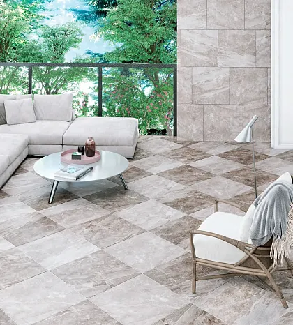 Фото ProGRES Ceramica GNR12030420-G Ступень Магма Коричневый светлый граниль 1200x300x9.5 Россия