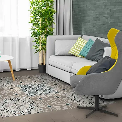Фото Керамогранит Smile Tile Siena Toledo 19,8x19,8 Индия
