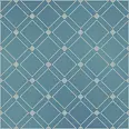 Декор Бахия 1 бирюзовый глянцевый 9,8x9,8x0,7 (KMD3STA016GN)