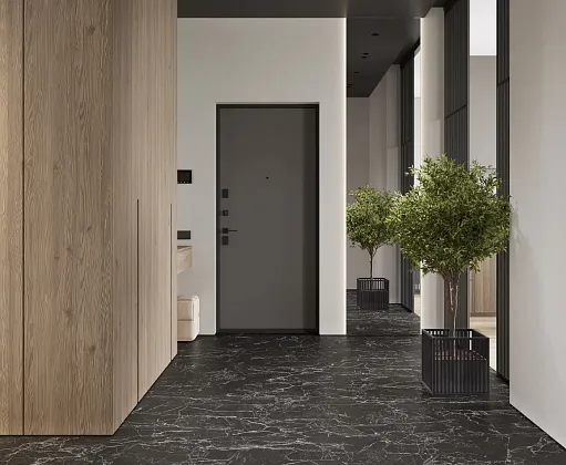 Фото Керамогранит Laparet Lp6060G0131R Intense Nero Чёрный Матовый Карвинг 59,5Х59,5 Россия