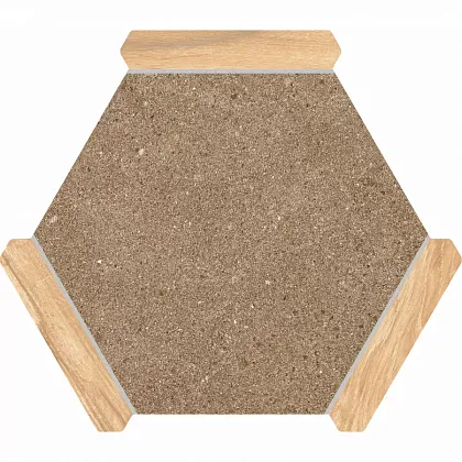 Фото Керамогранит Monopole Sacramento Marron Pino 22x25 Испания