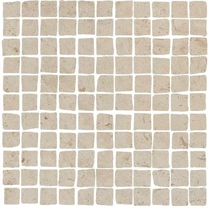 Фото Мозаика MBS005 Про Лаймстоун Спакко мозаичный бежевый матовый 20х20 Россия