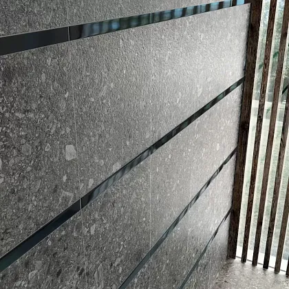Фото Керамогранит Ariana Ceramica PF60008674 Futura Cenere Nat Ret 6mm 120x280 Италия