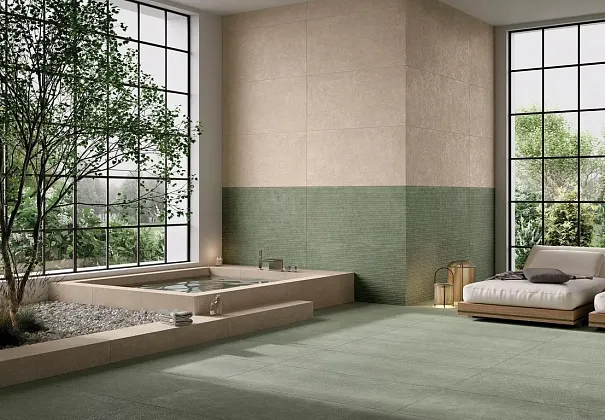 Фото Керамогранит Dado Ceramica Materia Greige Rett 60x120 Италия