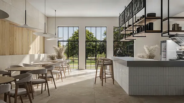 Фото Керамогранит Tau Ceramica Dorset White Rec. 60x120 Испания