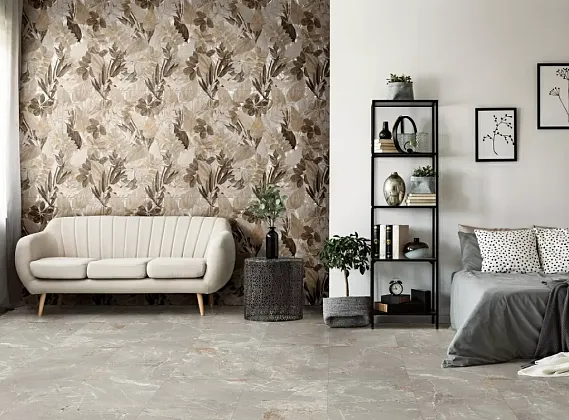 Керамогранит 12GN004RET Genesis Taupe Rett R10 60х120 для гостиной, для кухни, для ванной, для спальни, для прихожей Фото Керамогранит 12GN004RET Genesis Taupe Rett R10 60х120 Италия