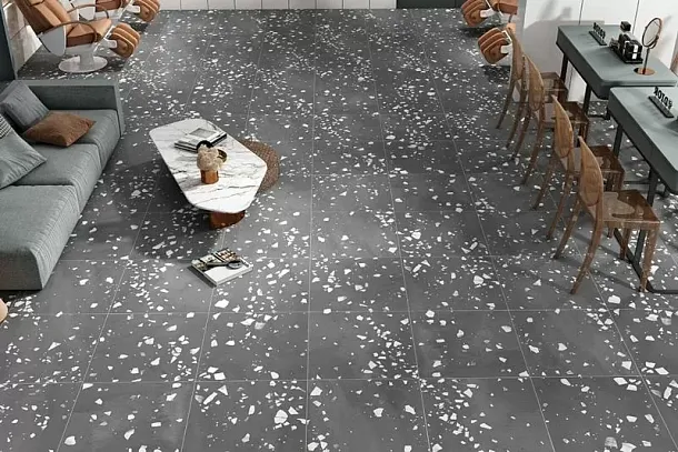 Фото Керамогранит Terratile Nero 60x60 Индия