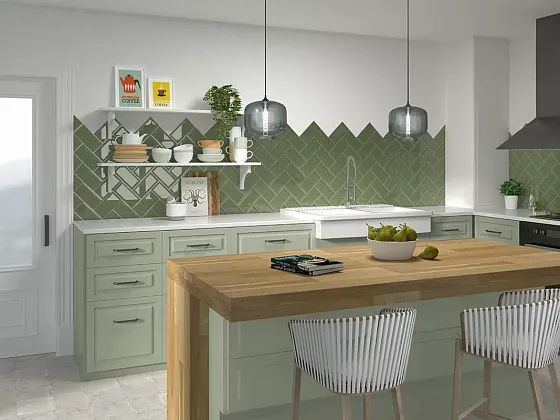 Фото Плитка Plus Bissel Blanco Brillo 10X20 (PT00183) Испания