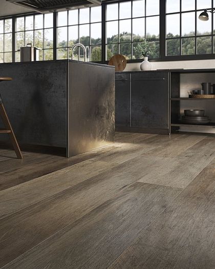 Фото Керамогранит Sant Agostino Yorkwood Walnut 20x120 Италия