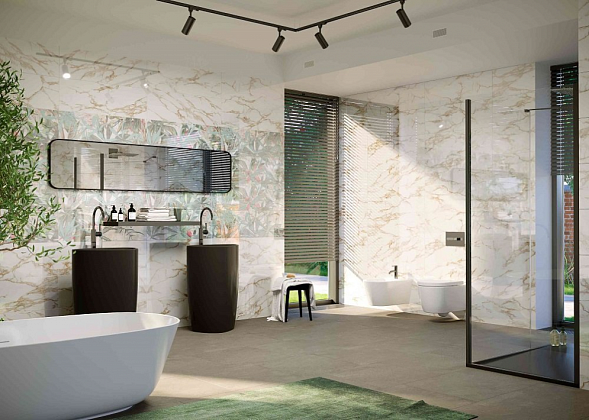 Фото Плитка Shine flower 30х90 (ND_P0380) Россия