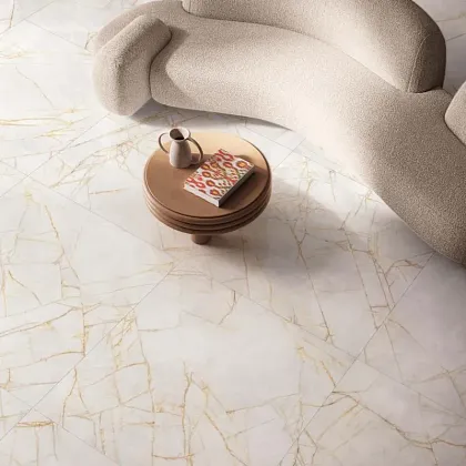 Фото Керамогранит Flaviker PF60017223 Supreme Hedonism Golden Spider Lux 3D R 120x280 Италия