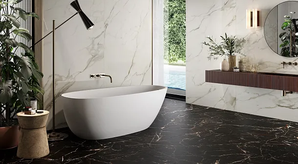 Фото Керамогранит Rondine Group J90900 Canova Lambradori Full Lapp 6mm 120x280 Италия