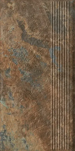 Фото Ступень Paradyz Ardis Rust Stopnica Prosta Struktura Mat B1a 30x60 Польша