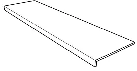 Фото Gres de Aragon Ступень фронтальная Selena Anti-Slip Rect. Mocca 31,5x120