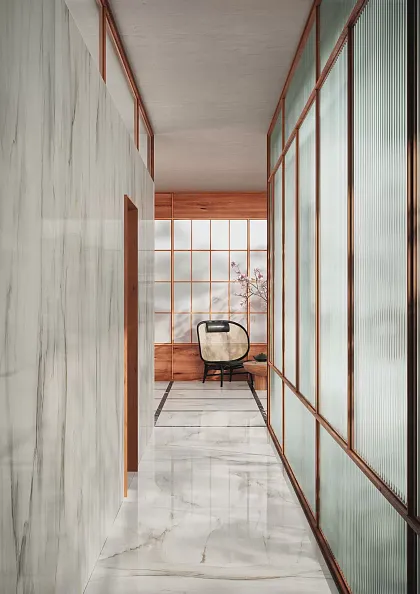 Фото Керамогранит R8RY (00R8RY03) Incanto Breccia Aurora Glossy Ret. 6mm 60х120 Италия